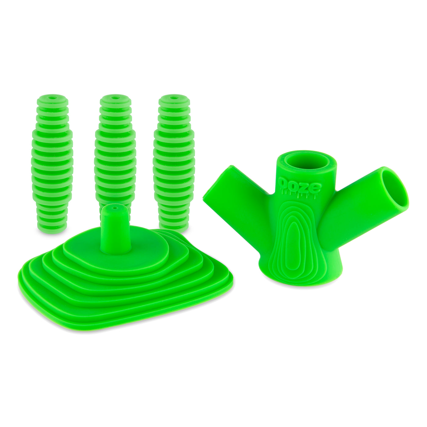 Ooze Banger Hanger Silicone Banger Stand - Slime Green