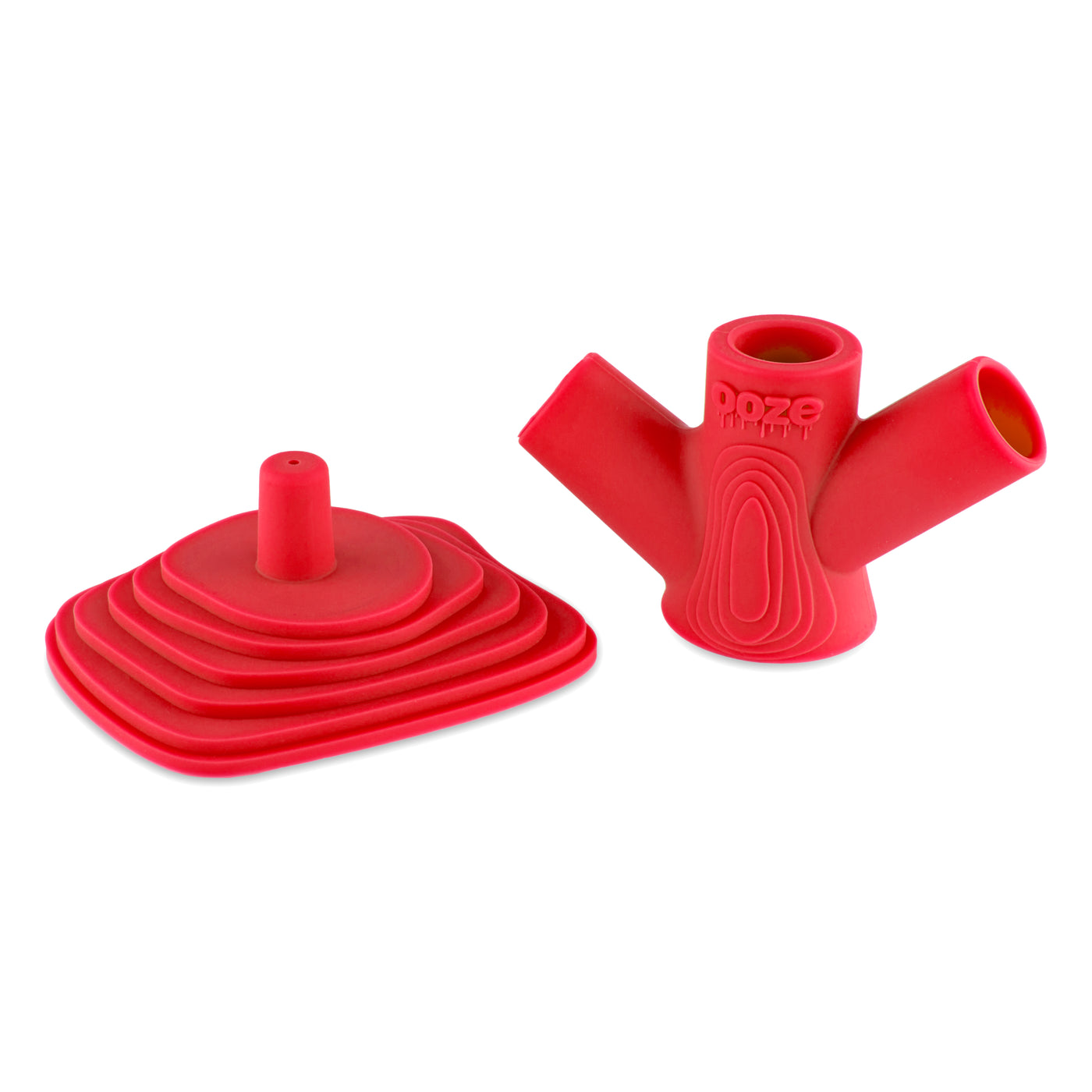 Ooze Banger Hanger Silicone Banger Stand - Scarlet