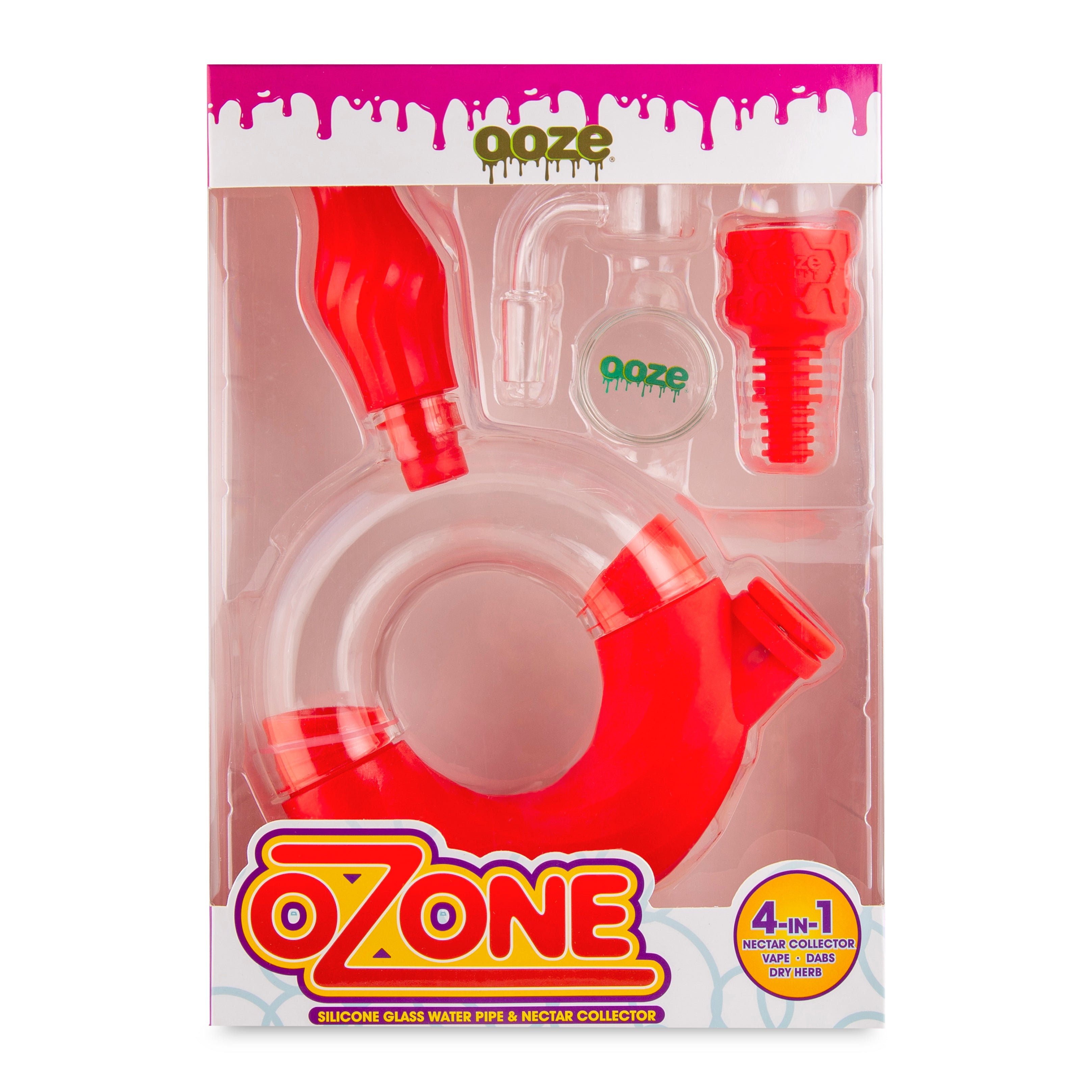 sasa ・アスペン ・ヘザー ・オーク ・ウォーターバイオレット OOZE® 4-in-1 SWERVE Hybrid Silicone Bubbler | High Life Goods