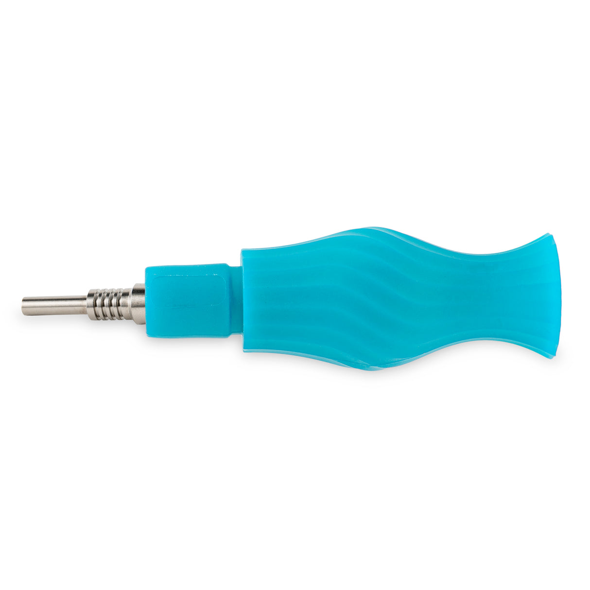 Ooze Ozone Silicone Water Pipe, Dab Rig & Dab Straw - Aqua Teal