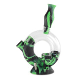 Ooze Ozone Silicone Water Pipe, Dab Rig & Dab Straw - Chameleon