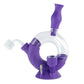 Ooze Ozone Silicone Water Pipe, Dab Rig & Dab Straw - Ultra Purple