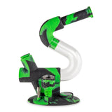 Ooze Swerve Silicone Water Pipe, Dab Rig & Dab Straw - Chameleon