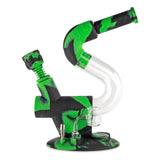 Ooze Swerve Silicone Water Pipe, Dab Rig & Dab Straw - Chameleon