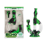 Ooze Echo Silicone Water Pipe, Dab Rig & Dab Straw - Chameleon