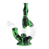 Ooze Echo Silicone Water Pipe, Dab Rig & Dab Straw - Chameleon