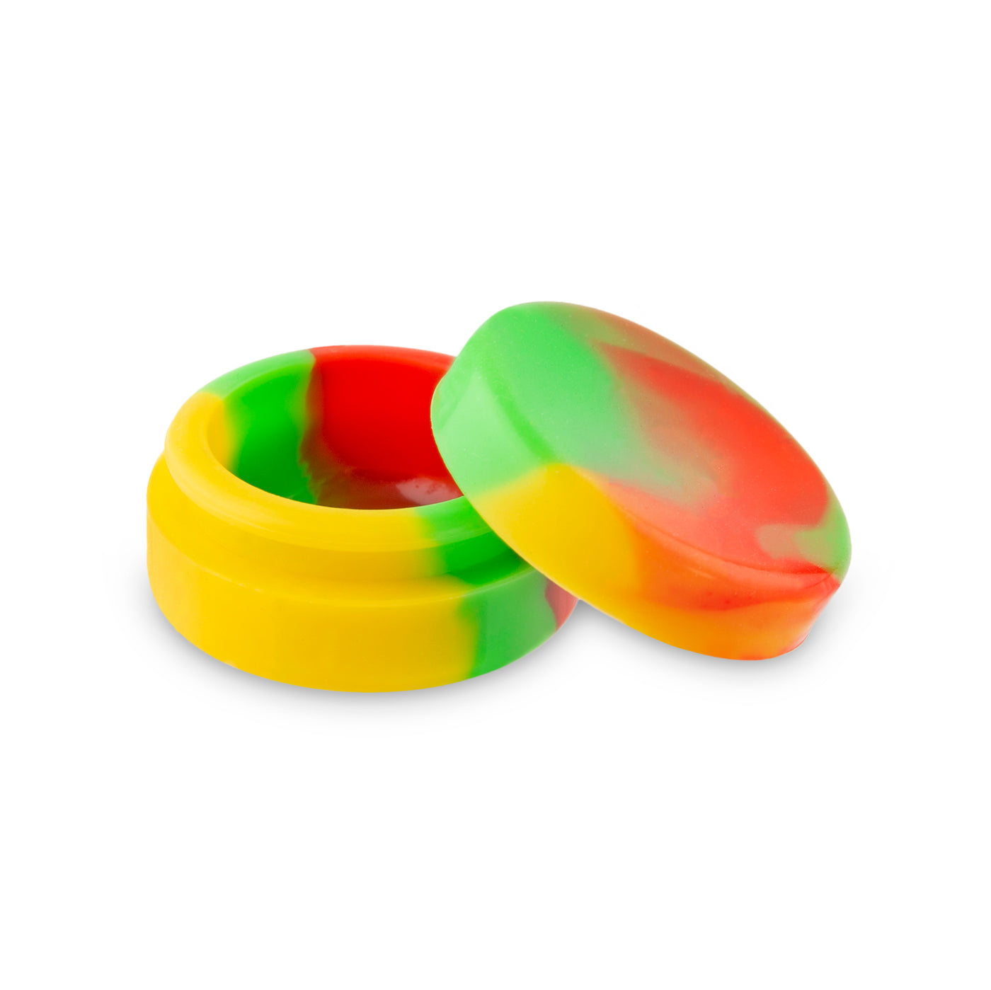 Ooze Echo Silicone Water Pipe, Dab Rig & Dab Straw - Rasta