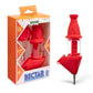 Bectar – Silicone Bubbler & Dab Straw – Scarlet