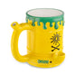 Ooze Ceramic Wake & Bake Mug Pipe - Toxic Waste Barrel
