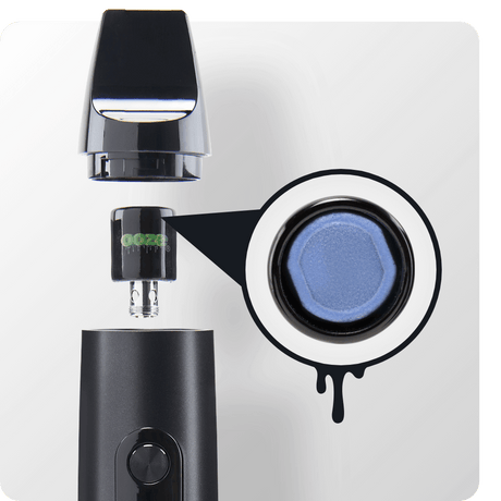 Graph of Black Booster extract vape and atomizer being included
