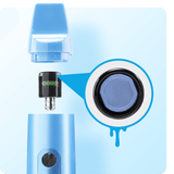 Graph showing how atomizer works for Light Blue Booster extract vaporizer
