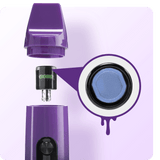 Graph of Purple Booster extract vape and atomizer being included
