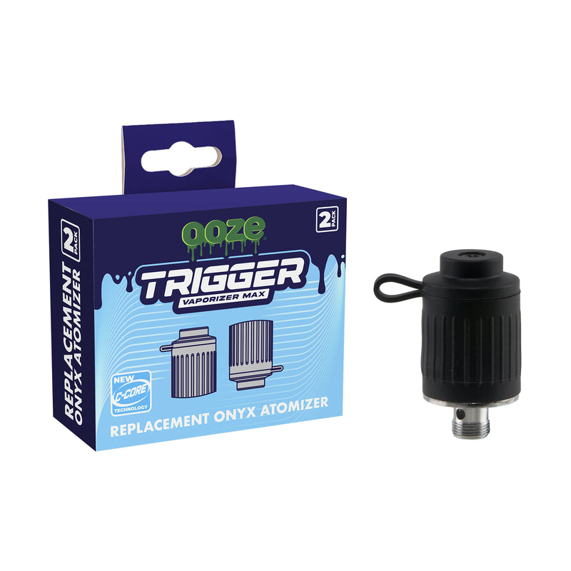 Single Trigger replacement Onyx Atomizer next to box