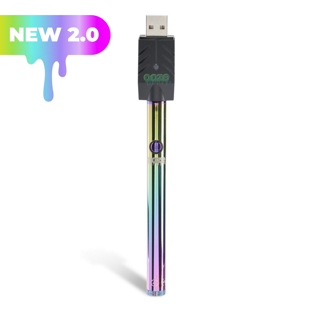 Ooze Twist Slim Pen - 320 mAh Flex Temp Battery - Rainbow Ooze Twist Slim Pen - 320 mAh Flex Temp Battery - Rainbow