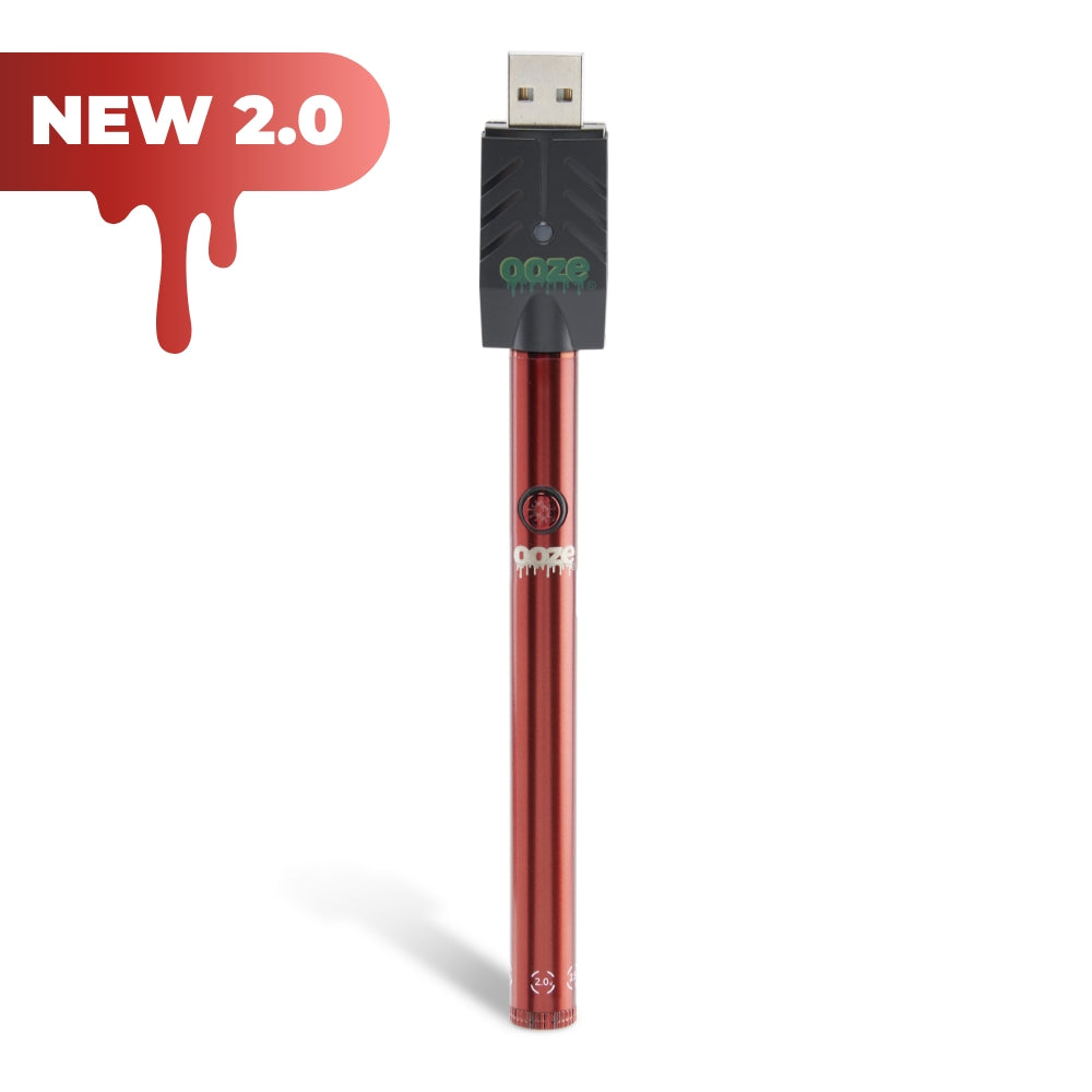 Ooze Twist Slim Pen 2.0 – 320 mAh 510 – Ruby Red