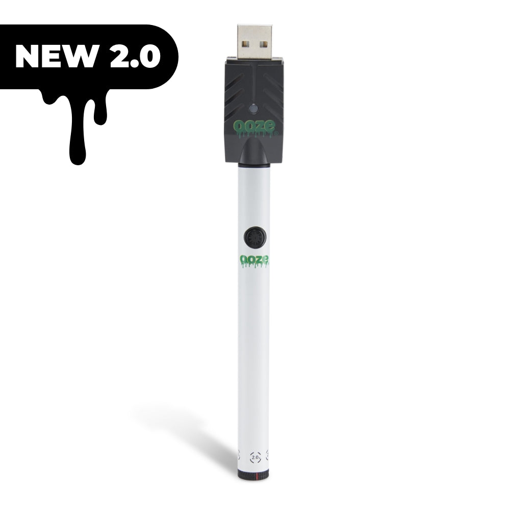 Twist Slim Pen 2.0 - 320 mAh Flex Temp Battery - Ghost White