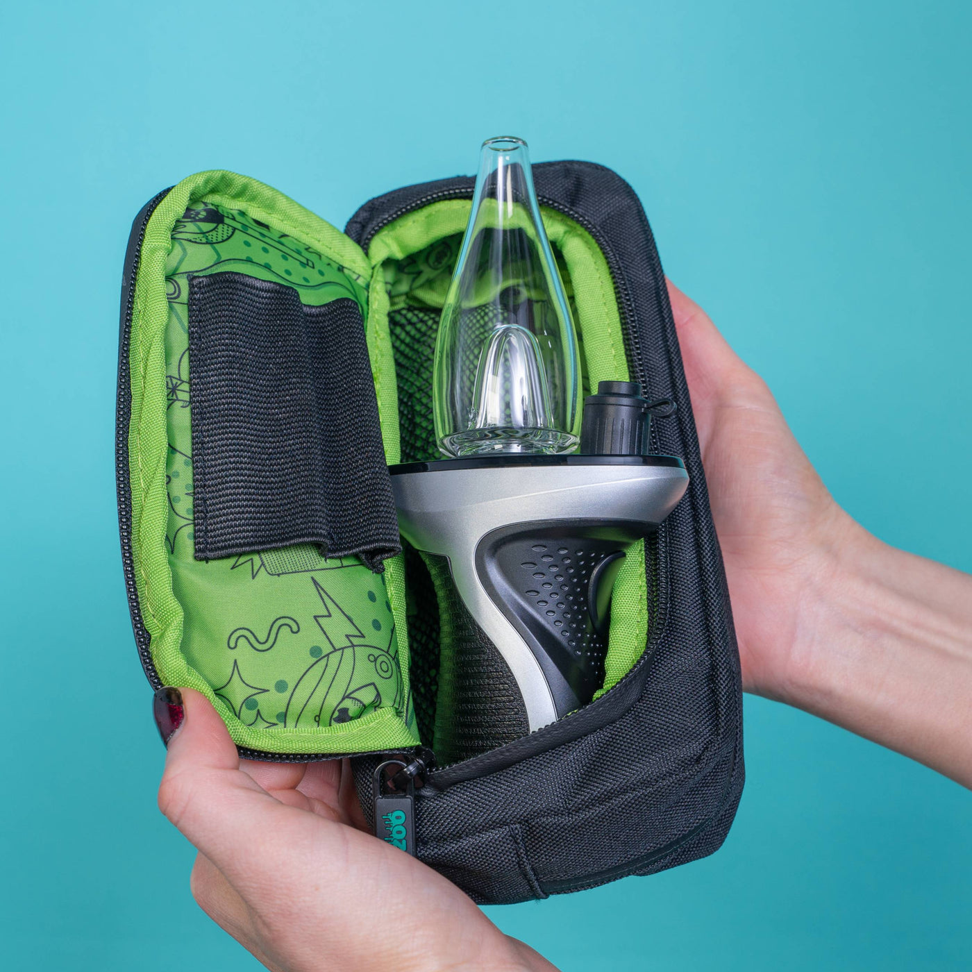 A Trigger inside the included travel pouch