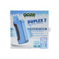 The box for The arctic blue Ooze Duplex 2 extract vaporizer