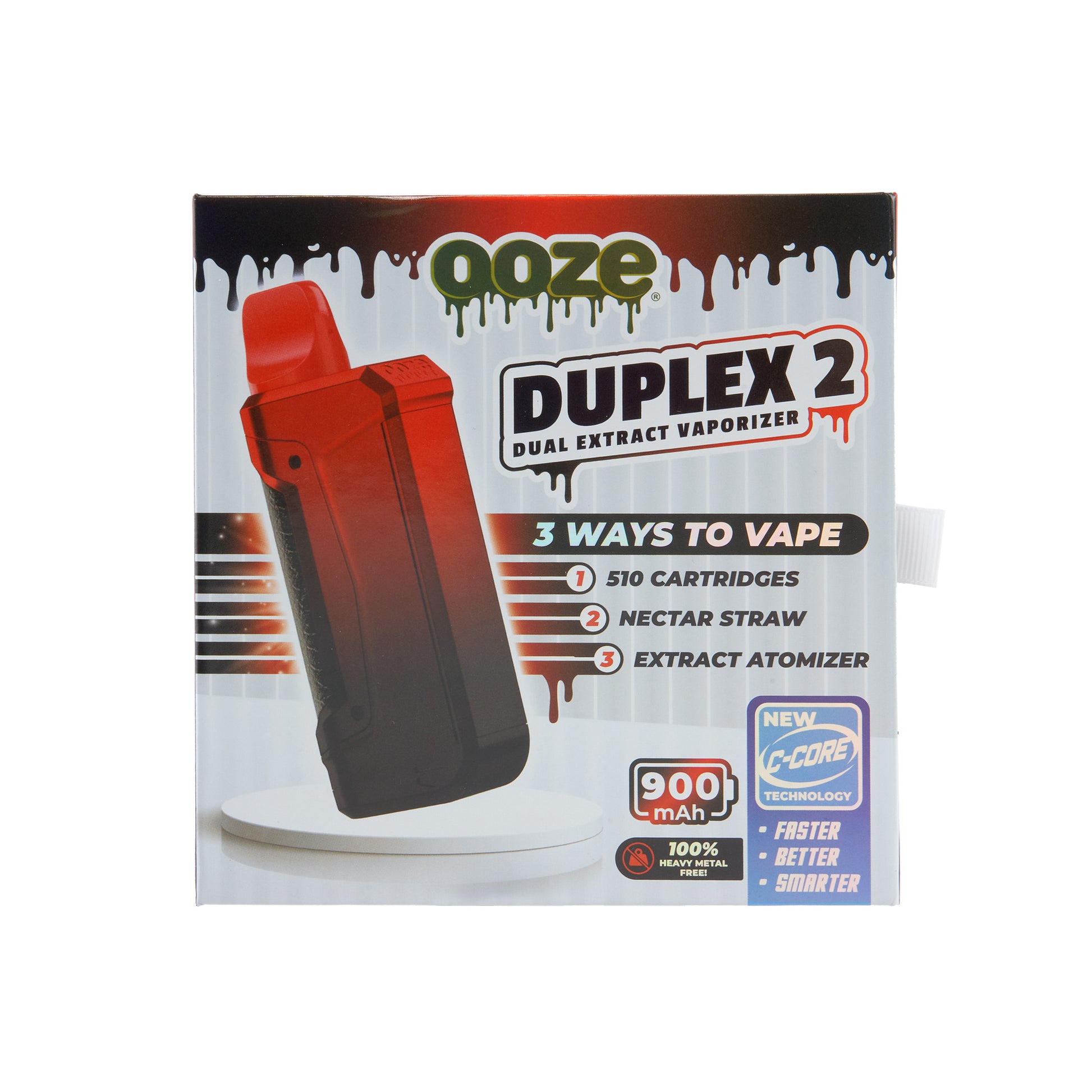 The box for The midnight sun Ooze Duplex 2 extract vaporizer