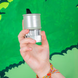 person holding sage electro barrel electric dab rig