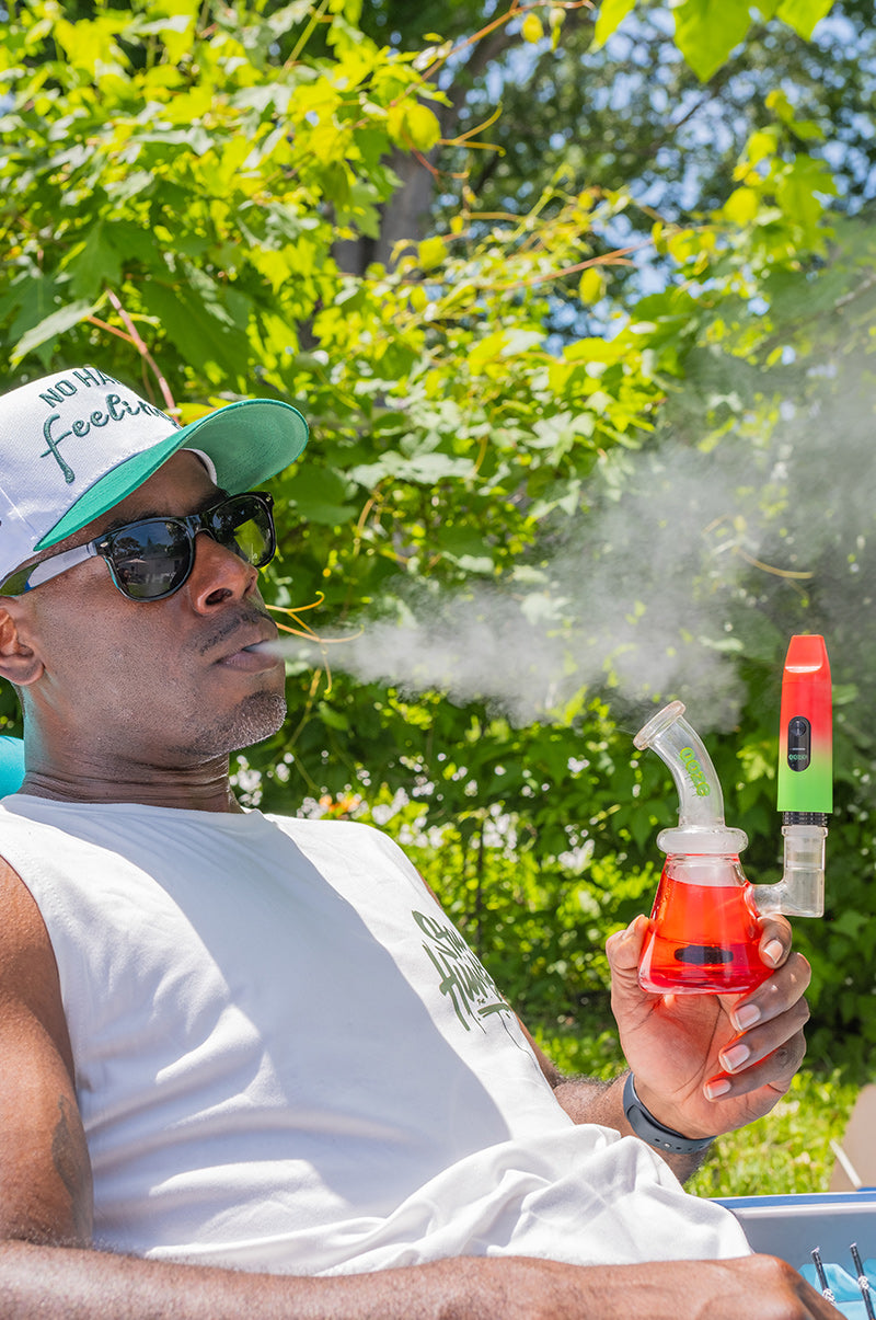 Ooze Booster with water pipe adapter and Glyco