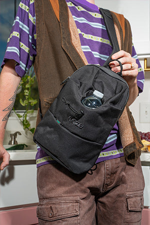 Ooze Traveller Series Crossbody Smell-Proof Bag