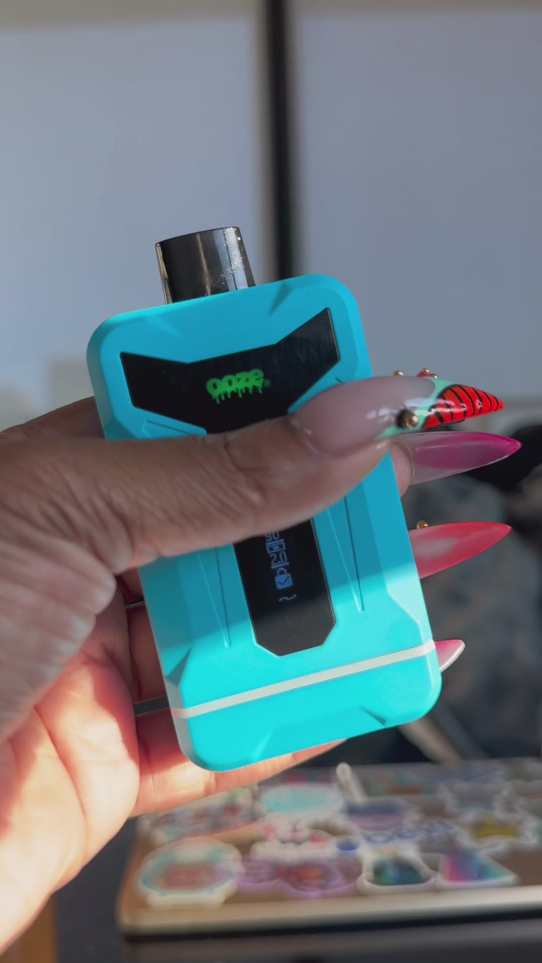 Duet Blue Concealed Double Cart Vape Battery | Ooze
