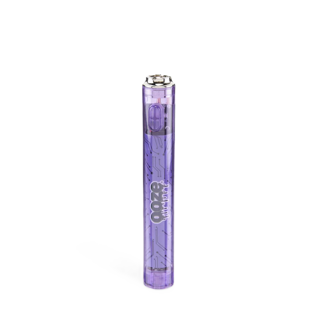 Slim Clear Series Transparent 510 Vape Battery Ultra Purple Ooze Slim Clear Series Transparent 510 Vape Battery Ultra Purple Ooze