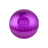 Purple Saturn globe grinder closed up