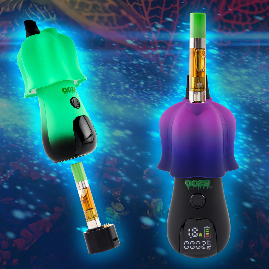 Ooze Shroom 650 mAh 510 Character Vape Electric Cherry Ooze Shroom 650 mAh 510 Character Vape Electric Cherry