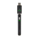 front view of black smart vape battery with USB Charger