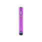 The ultra purple Ooze Smart Battery is upright and turned on without the charger