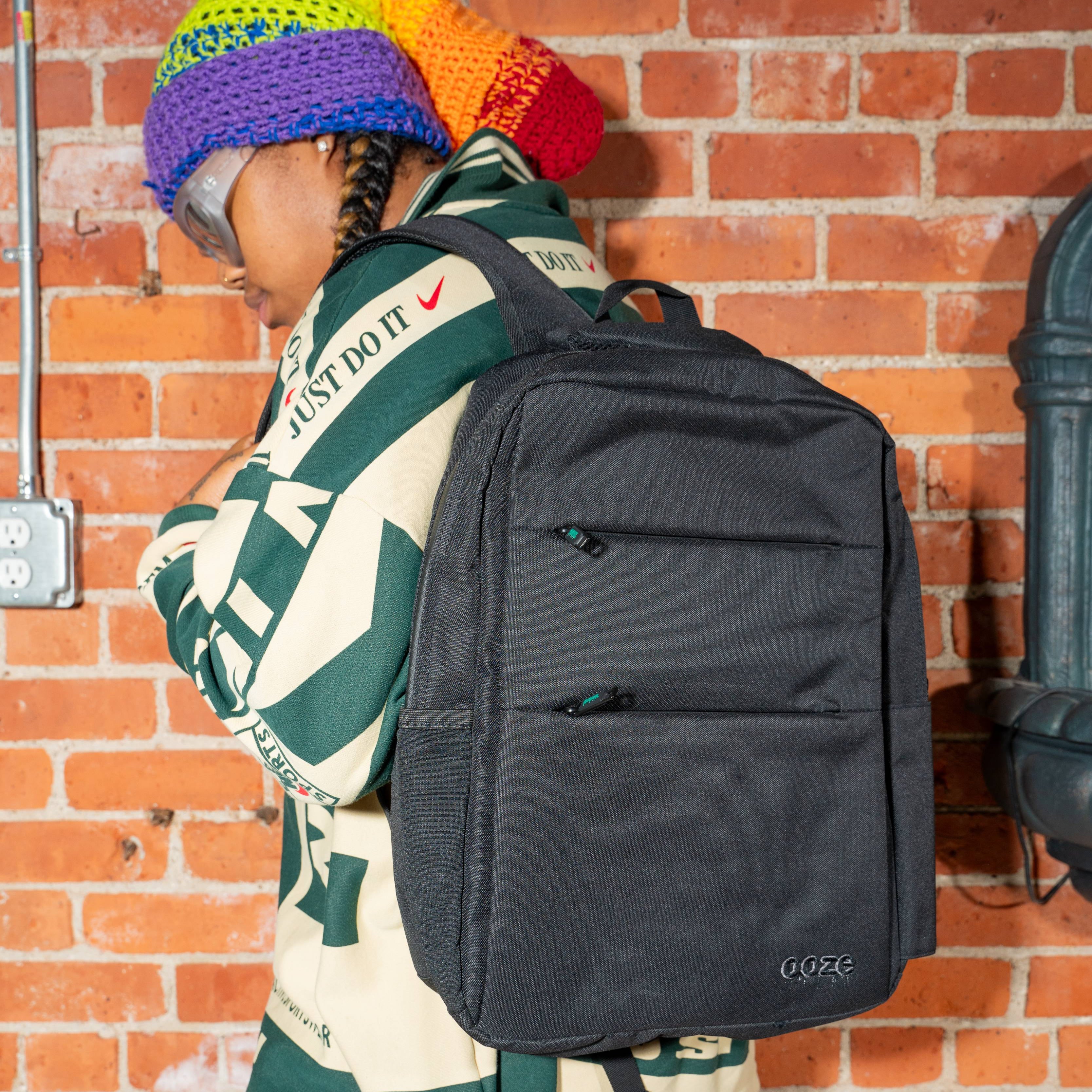 Ooze Smell Proof Backpack - Traveler Series - Smoke Gray