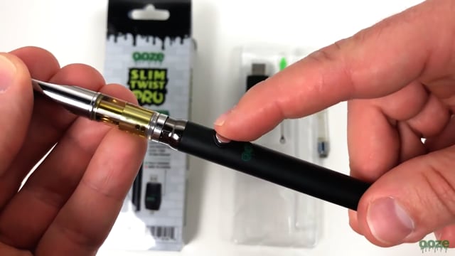 Ooze Slim Twist PRO - 510 Battery + Atomizer Kit - Silver Ooze Slim Twist PRO - 510 Battery + Atomizer Kit - Silver