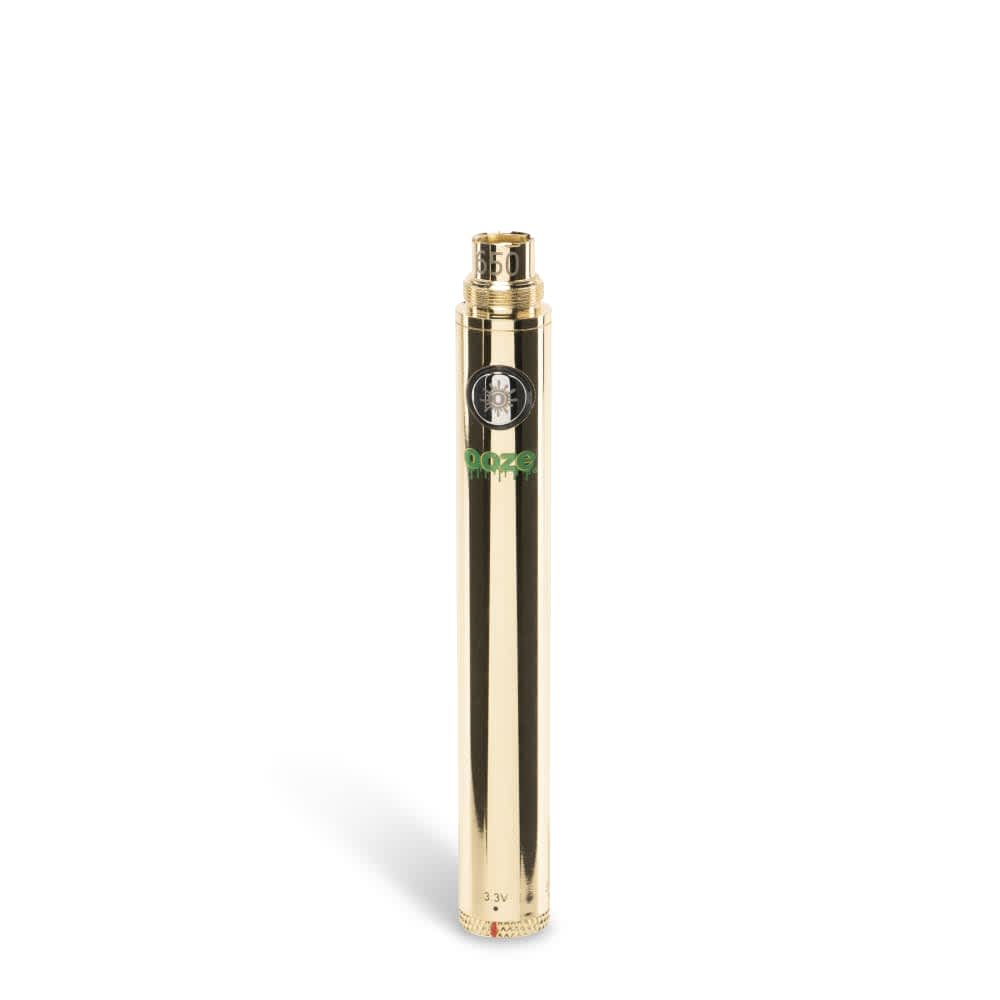 Ooze Twist Vape Pen 510 Thread Adjustable Voltage Battery - Gold