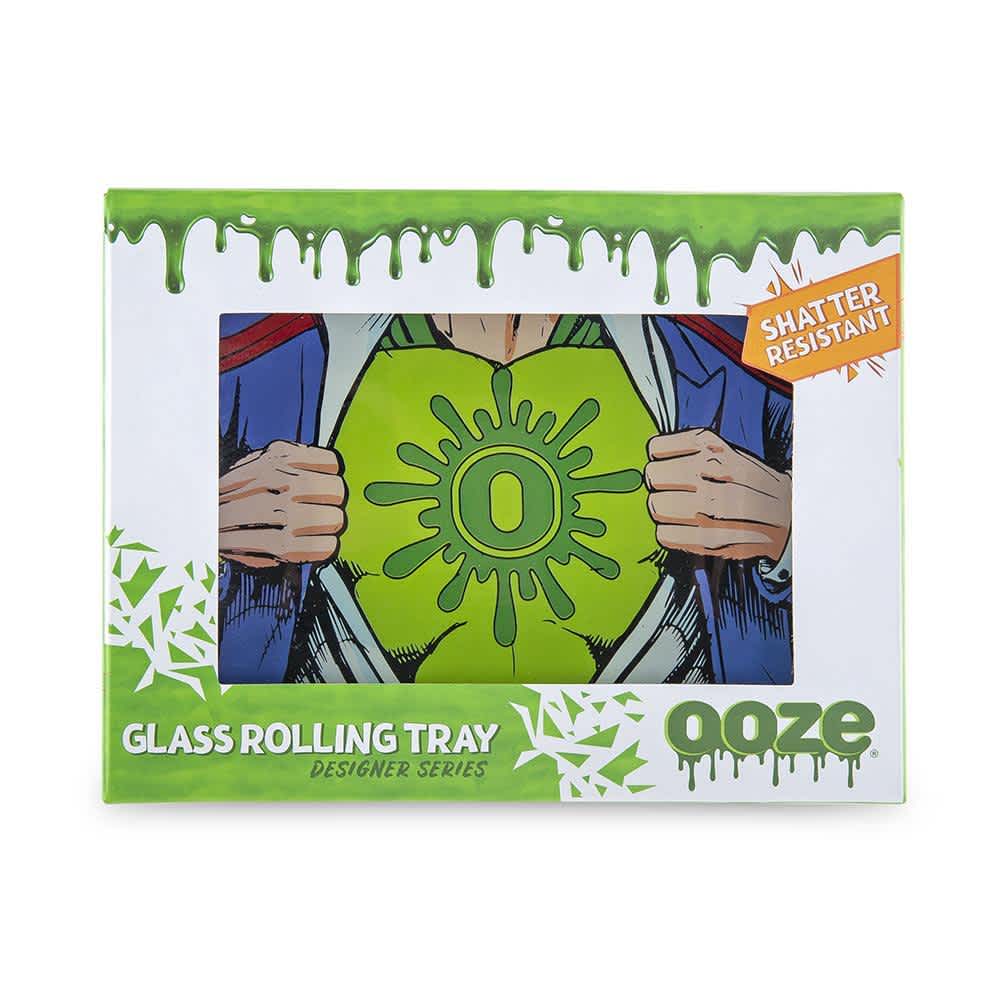 Ooze Rolling Tray - Shatter Resistant Glass - Captain O