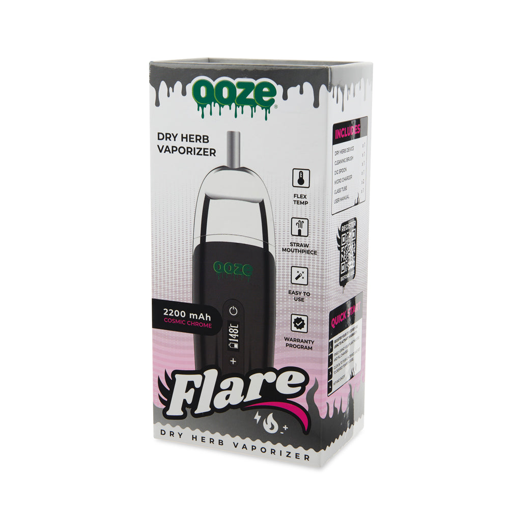 Flare Dry Herb Vaporizer - Cosmic Chrome