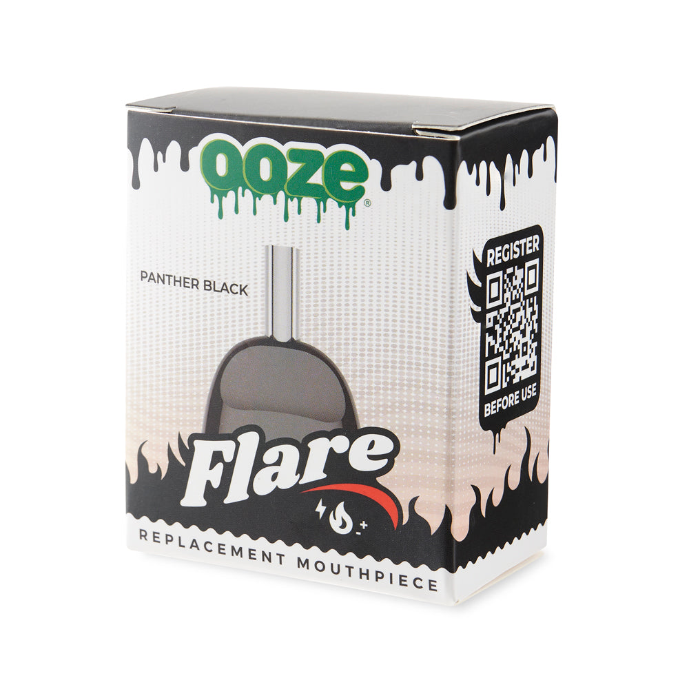 The packaging for the Ooze Flare is on an angle against a white background.