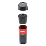Red Verge cannabis vape parts broken up
