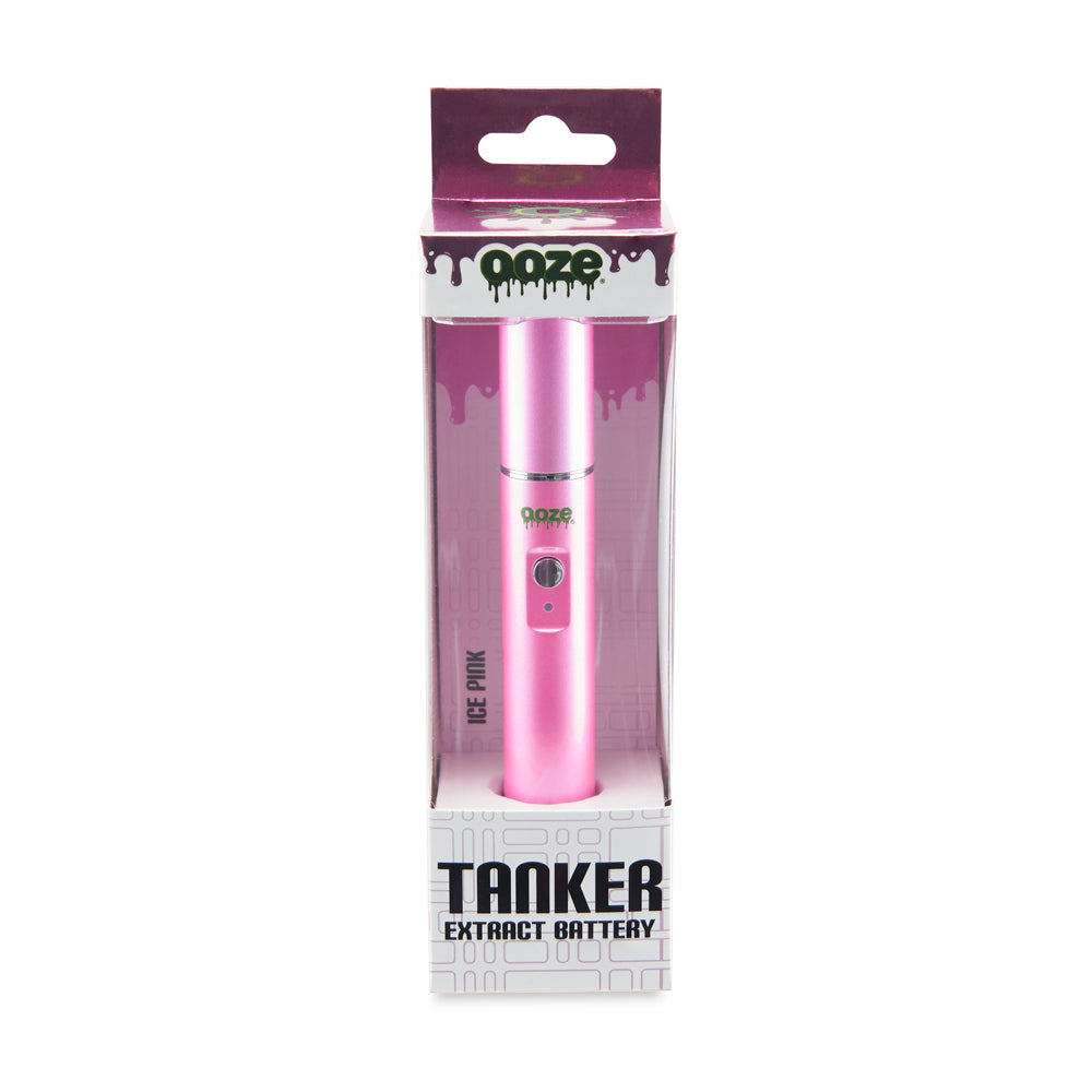 Ooze Tanker - 650 mAh Flex Temp Vape Battery - Ice Pink Ooze Tanker - 650 mAh Flex Temp Vape Battery - Ice Pink