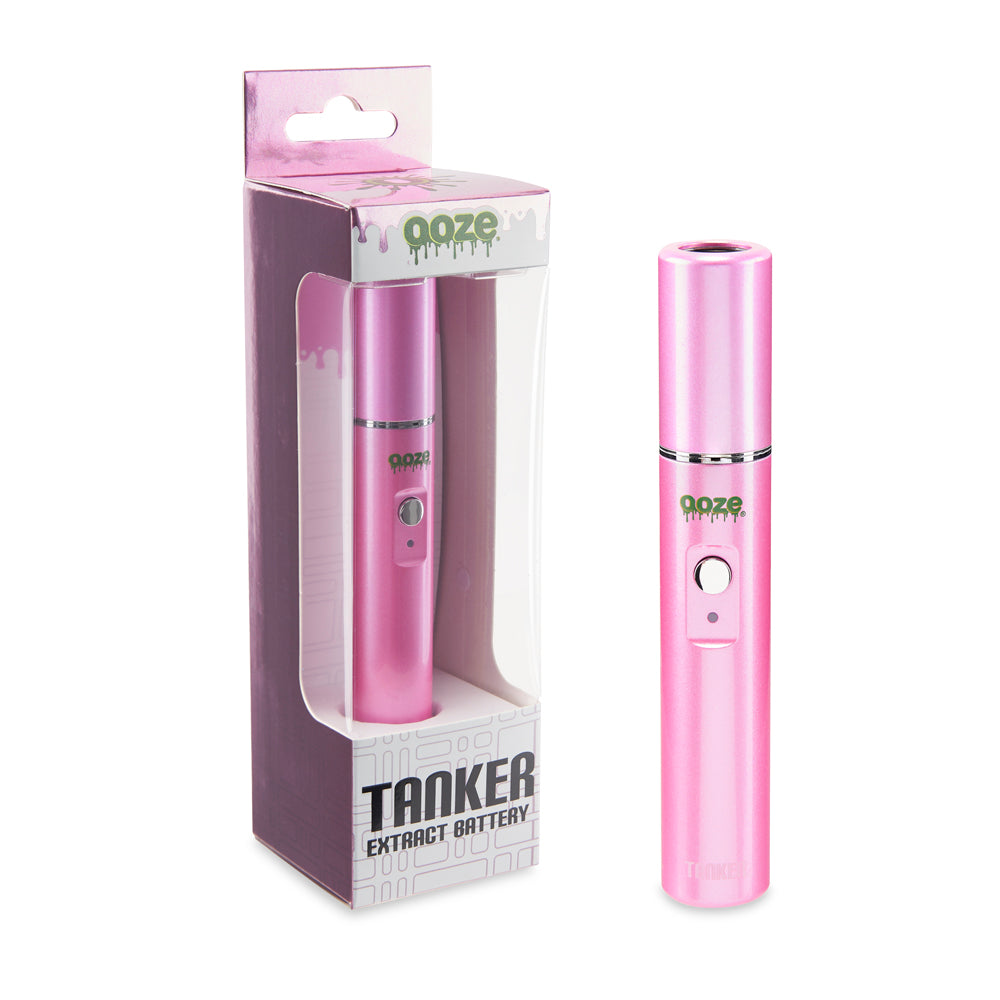 Ooze Tanker - 650 mAh Flex Temp Vape Battery - Ice Pink Ooze Tanker - 650 mAh Flex Temp Vape Battery - Ice Pink