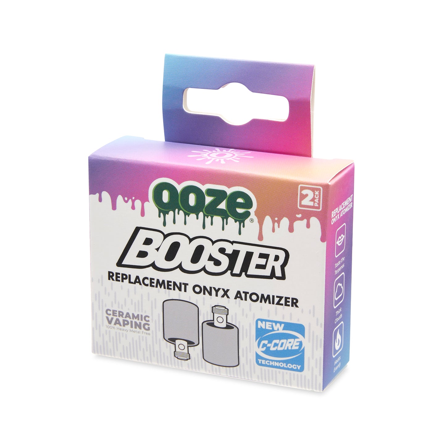 Booster Onyx Atomizer Replacement 2-Pack