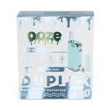 The packaging for the Arctic Blue Ooze Duplex Pro Vaporizer.