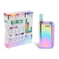 The Rainbow Ooze Duplex Pro Vaporizer is shown next to the packaging with the wax atomizer inserted