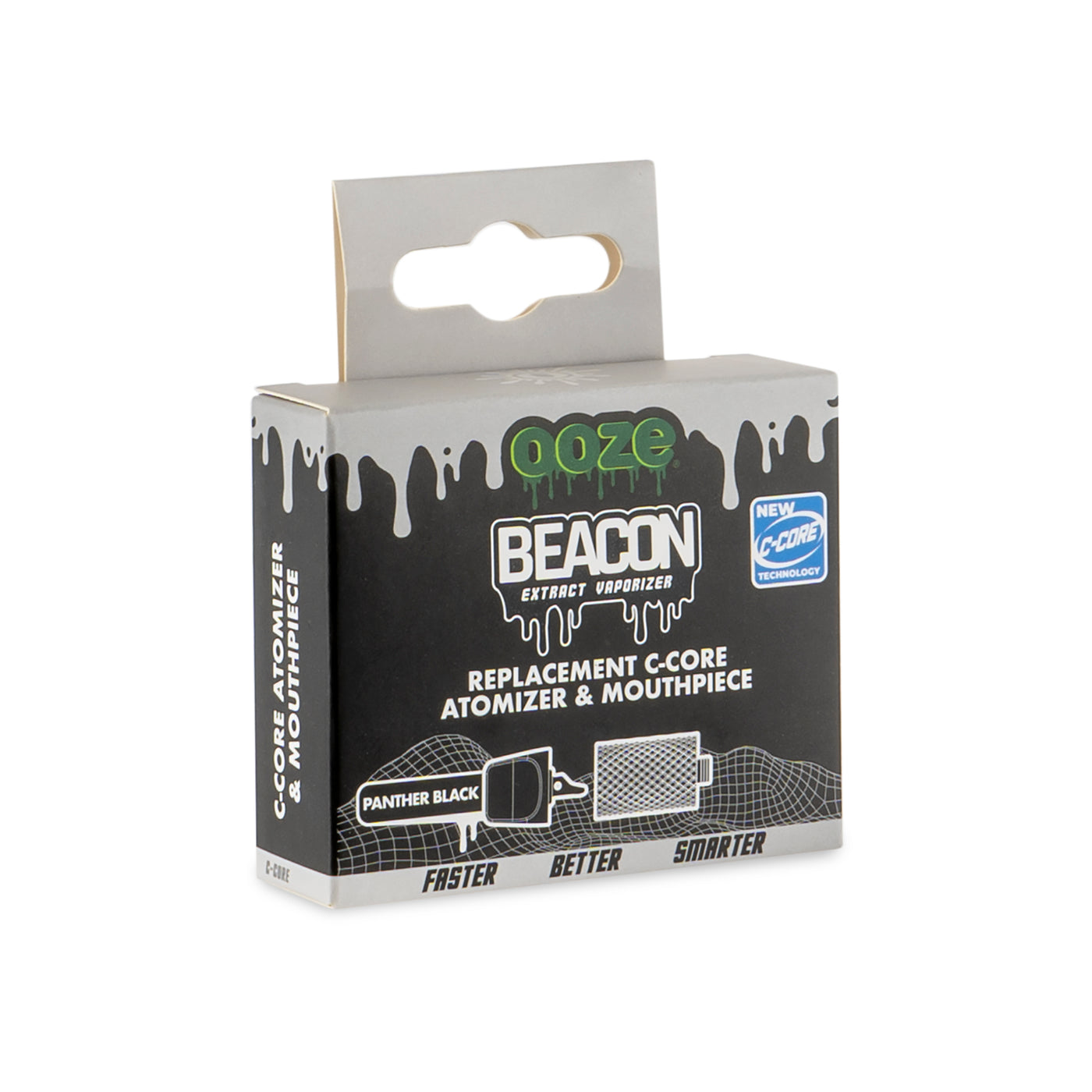 Beacon Onyx Atomizer & Mouthpiece Replacement 2-Pack - Panther Black
