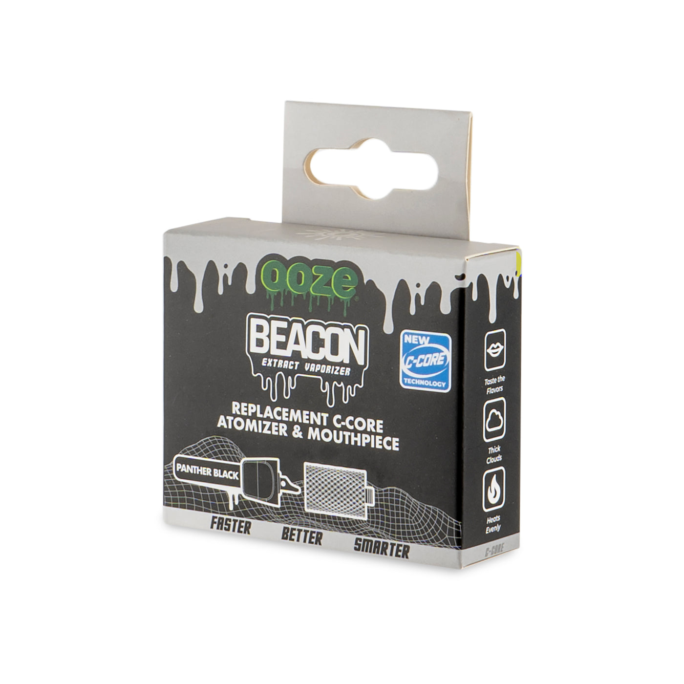 Beacon Onyx Atomizer & Mouthpiece Replacement 2-Pack - Panther Black