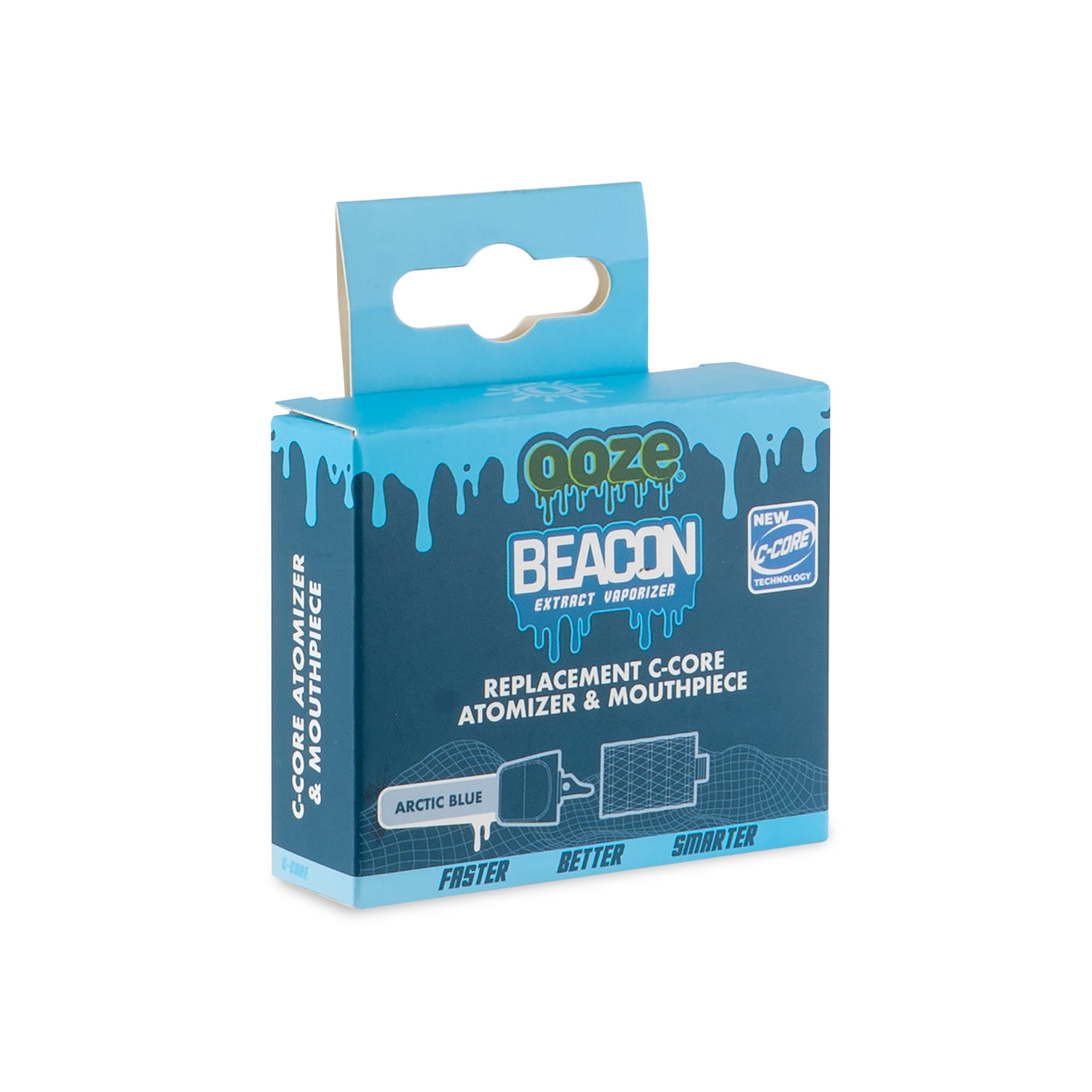 Beacon Onyx Atomizer & Mouthpiece Replacement 2-Pack - Arctic Blue