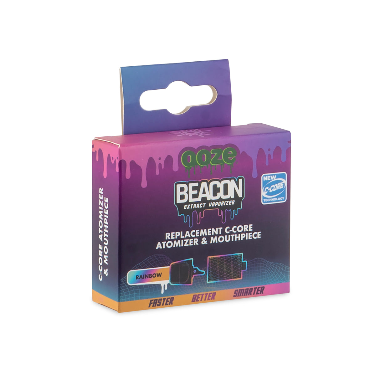 Ooze Beacon Onyx Atomizer & Mouthpiece Replacement Pack - Rainbow