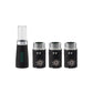 Ooze Fusion Vaporizer Replacement Atomizer 3-Pack + Mouthpiece - Panther Black