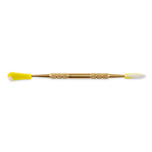 Ooze Steel Dab Tool with Non-Stick Silicone Tips - Gold